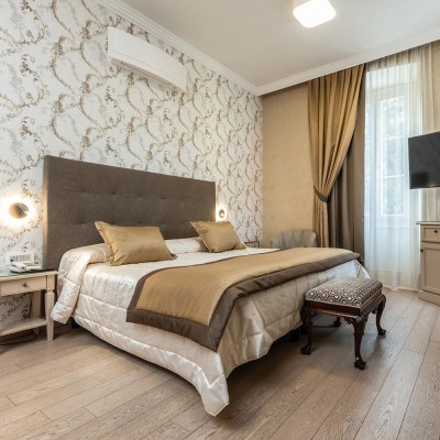 Hotel trento camera con caminetto