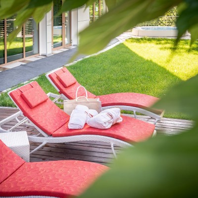 Area relax esterna spa villa madruzzo trento