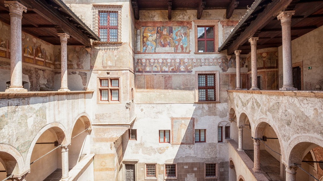 Interni del Castello del Buonconsiglio in Trentino