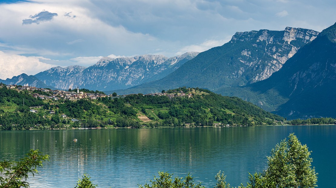 Lago di Caldonazzo in Trentino Alto Adige