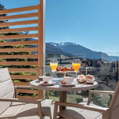 Soggiorno relax con colazione in camera con vista panoramica