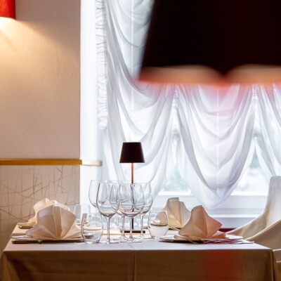 Cena romantica a trento in villa storica